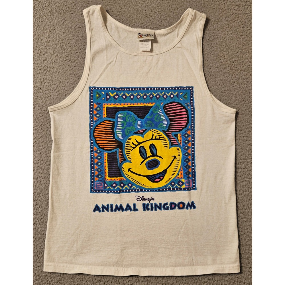 Disney Tank Top Vintage Minnie Mouse Animal Kingdom Sleeveless Women's Medium